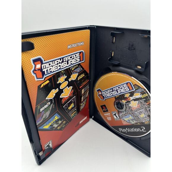 Midway Arcade Treasures 1 PS2 PlayStation 2 Complete CIB - Picture 2 of 8